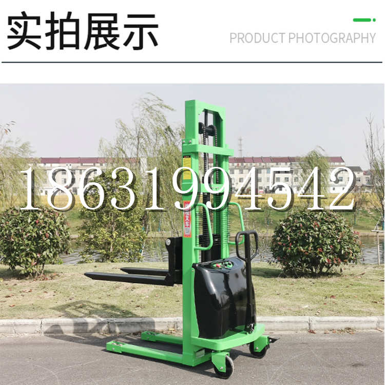 青神县电动叉车堆高车液压铲车电瓶1吨2吨站驾步行式小型全自动叉车